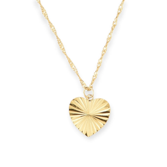 GOLD HEART NECKLACE