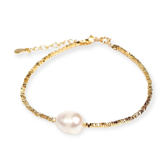 GOLD PEARL BRACELET