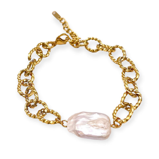 WHITE STONE BRACELET