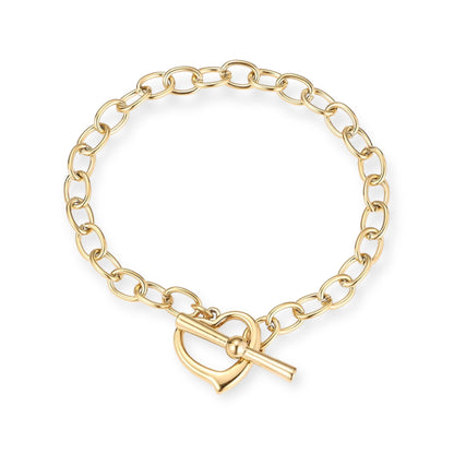 HEART ANCHOR BRACELET