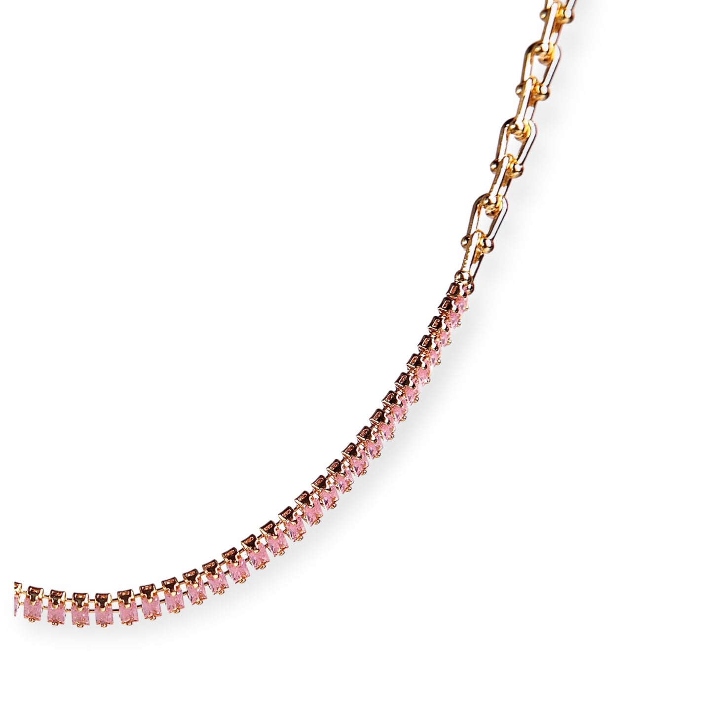 PINK GOLD NECKLACE