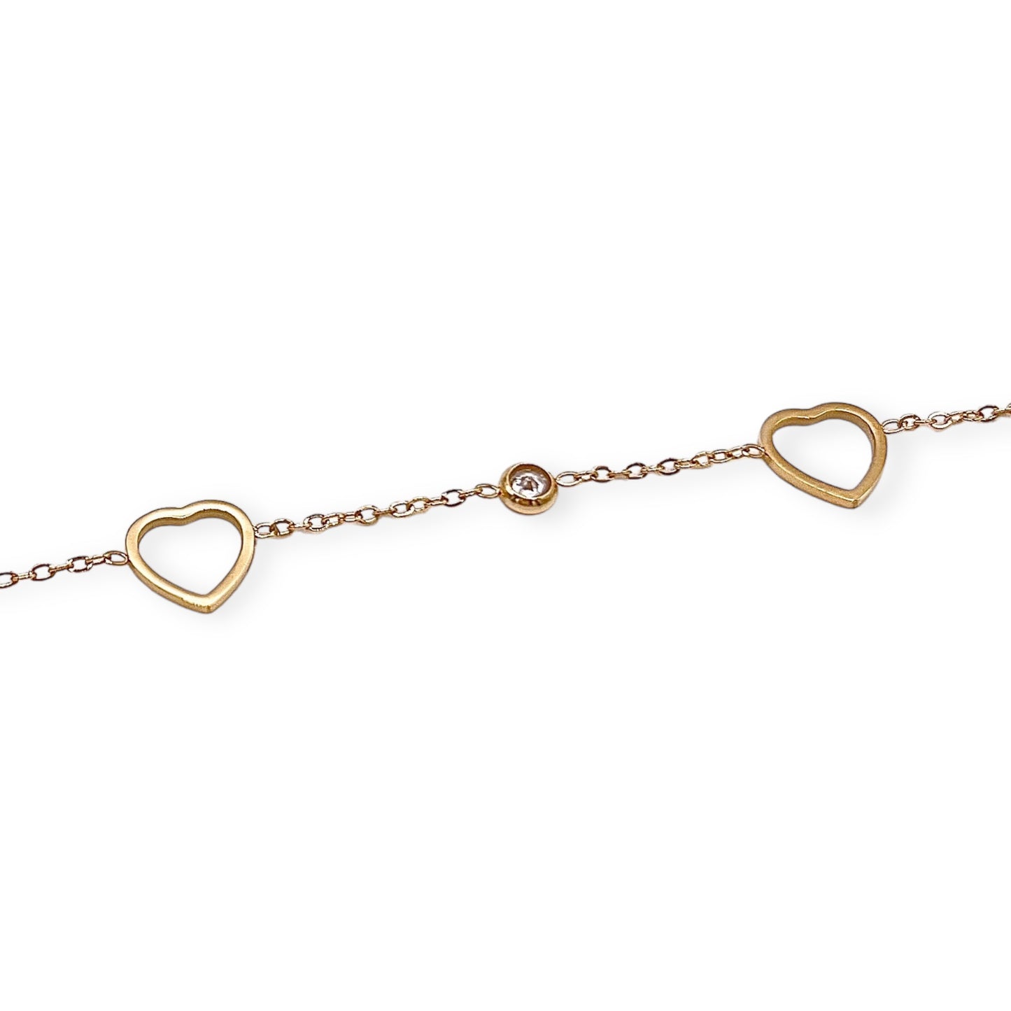 HEARTS GOLD BRACELET