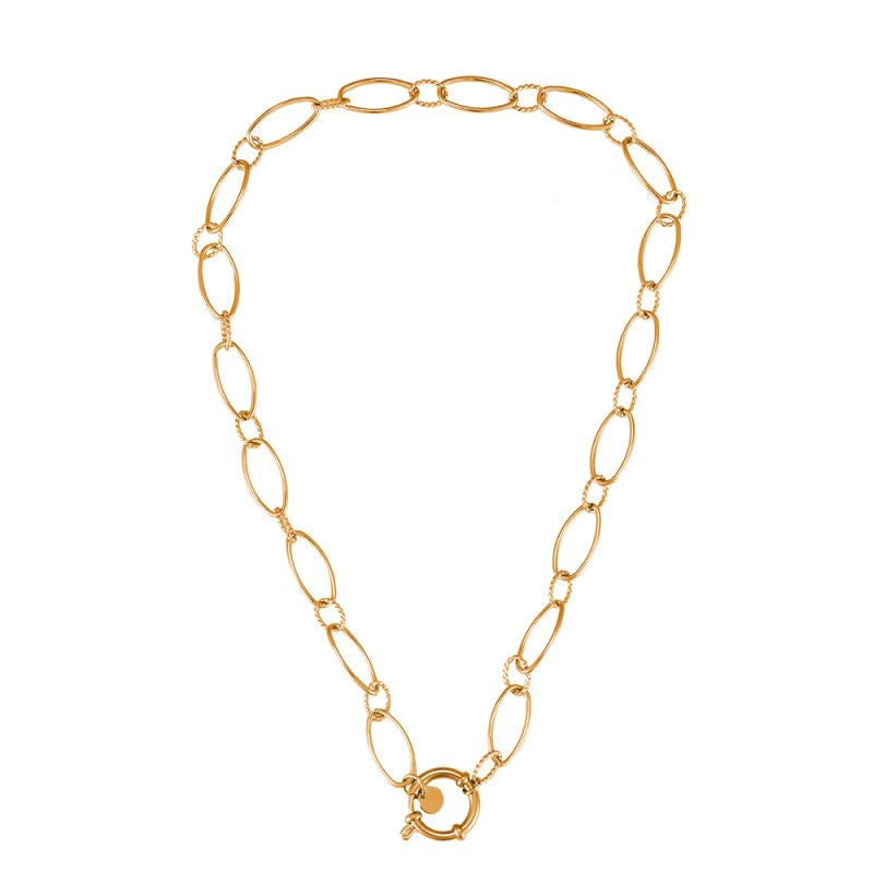 OVAL CHAIN GOLD