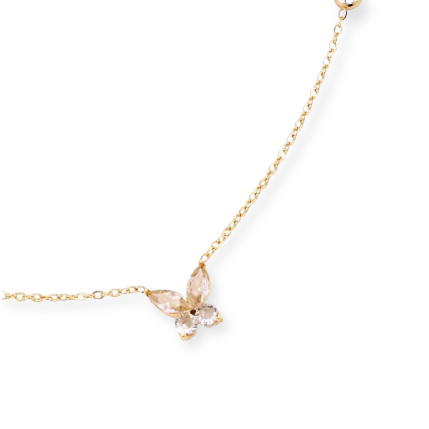 DIAMOND BUTTERFLY NECKLACE