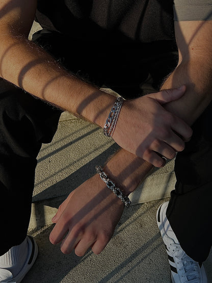 Solid bracelet - silver