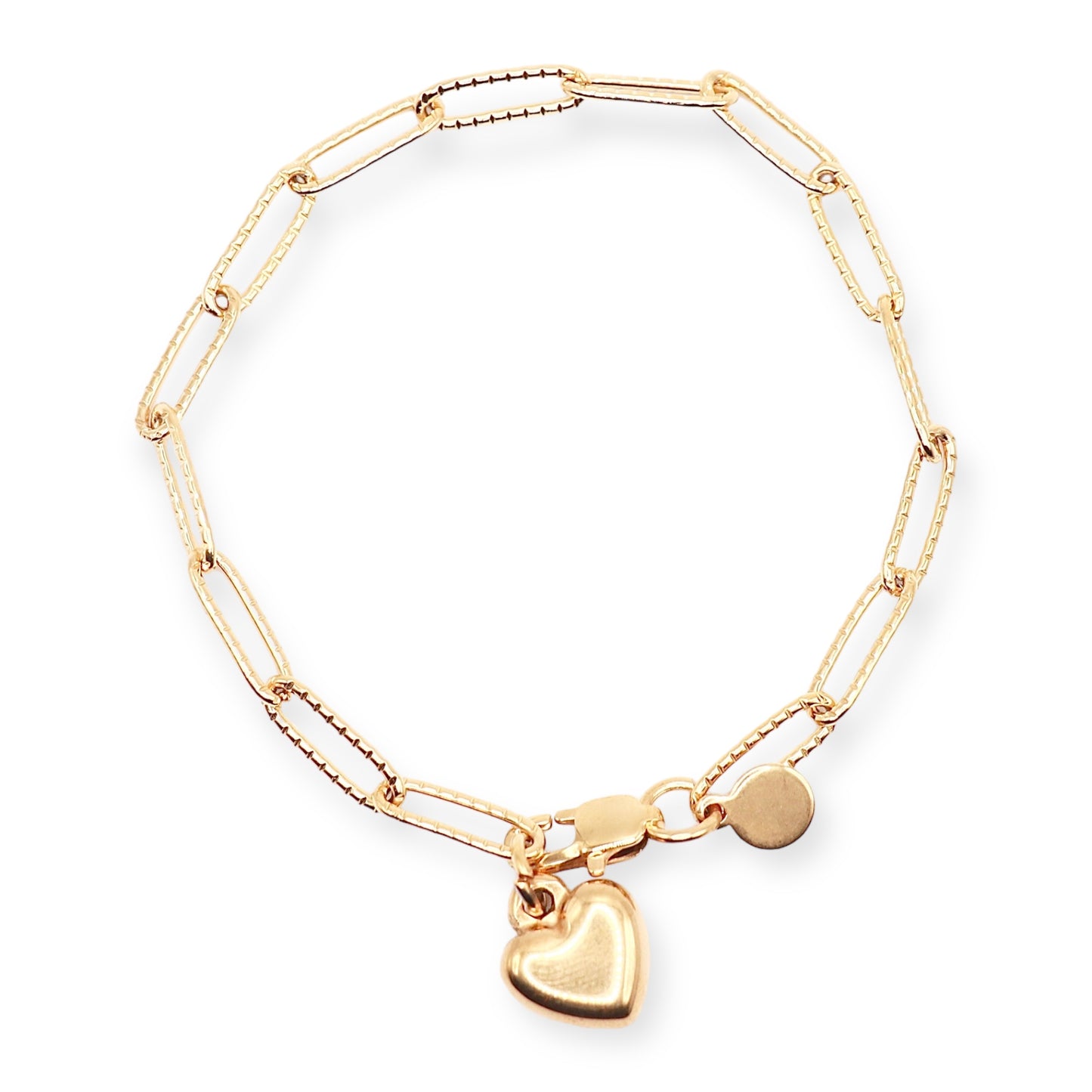 CHAINED HEART BRACELET