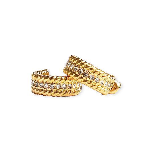 Hoop earrings - gold 