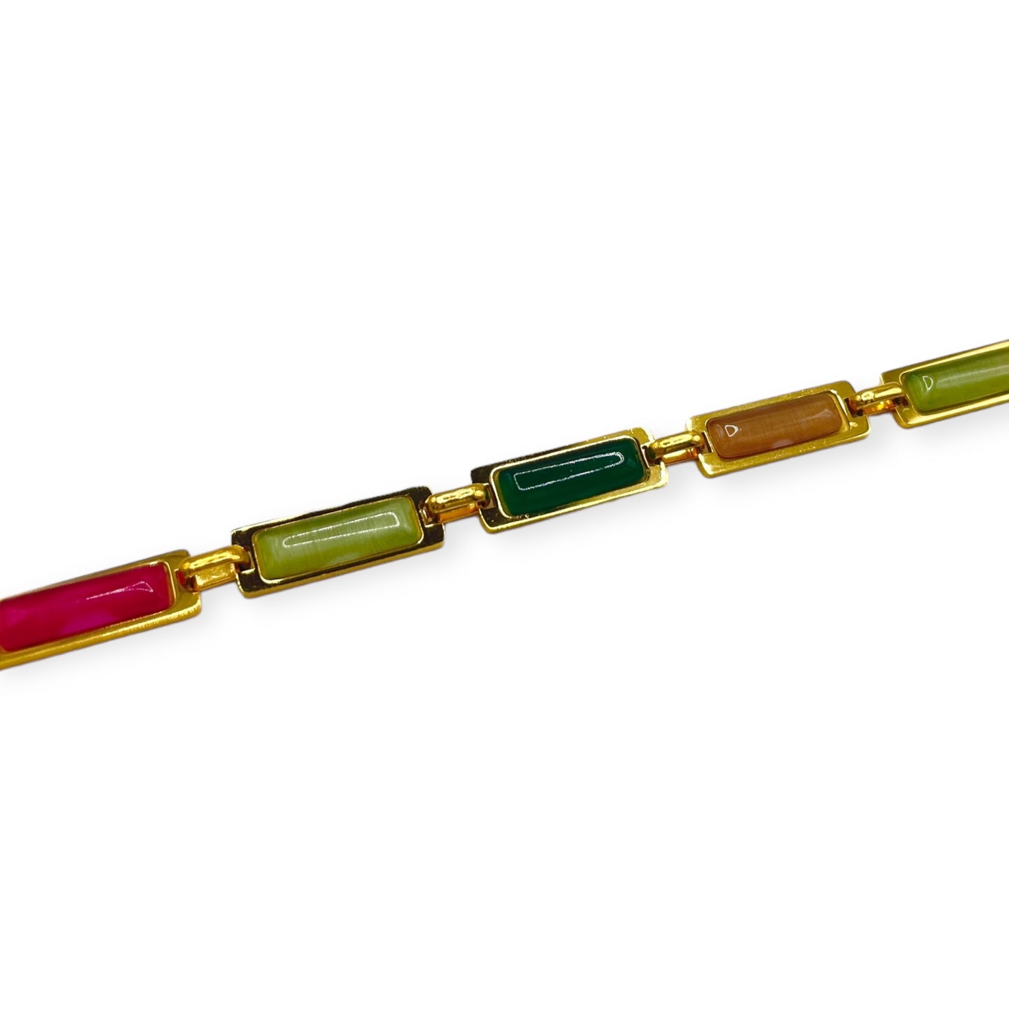 COLOURED GOLD BRACELET