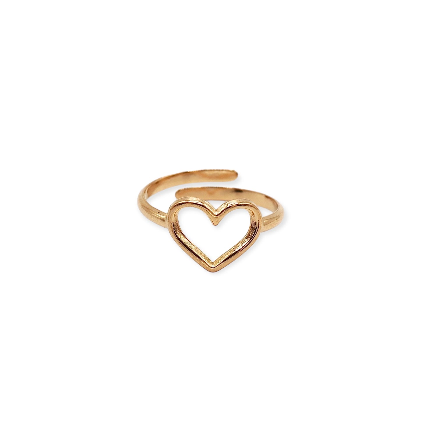 GOLD HEART RING