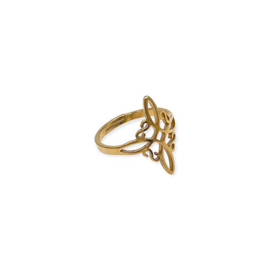 BUTTERFLY GOLD RING