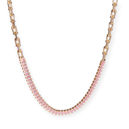 PINK GOLD NECKLACE