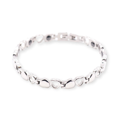 SILVER HEARTS BRACELET