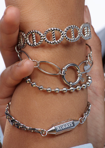 OVAL CHAIN BRACELET