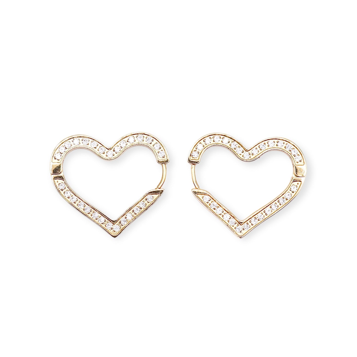 HEART GLAMOUR EARRINGS