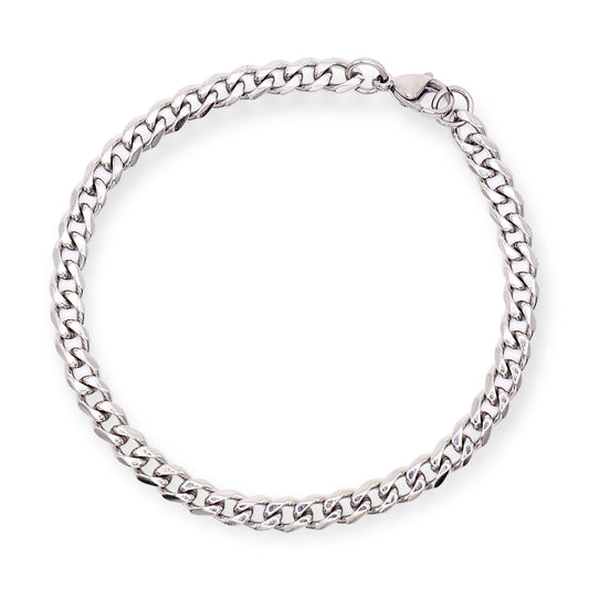 Bracelet - silver - 5mm