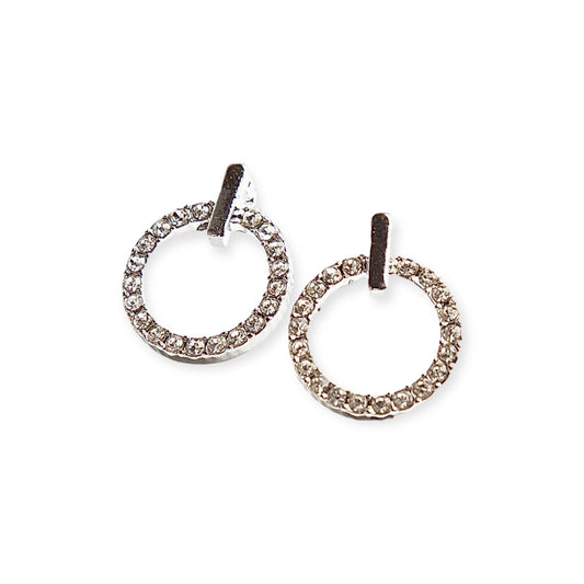 Hoop earrings - silver 