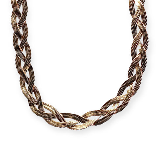 SWUNG GOLD NECKLACE