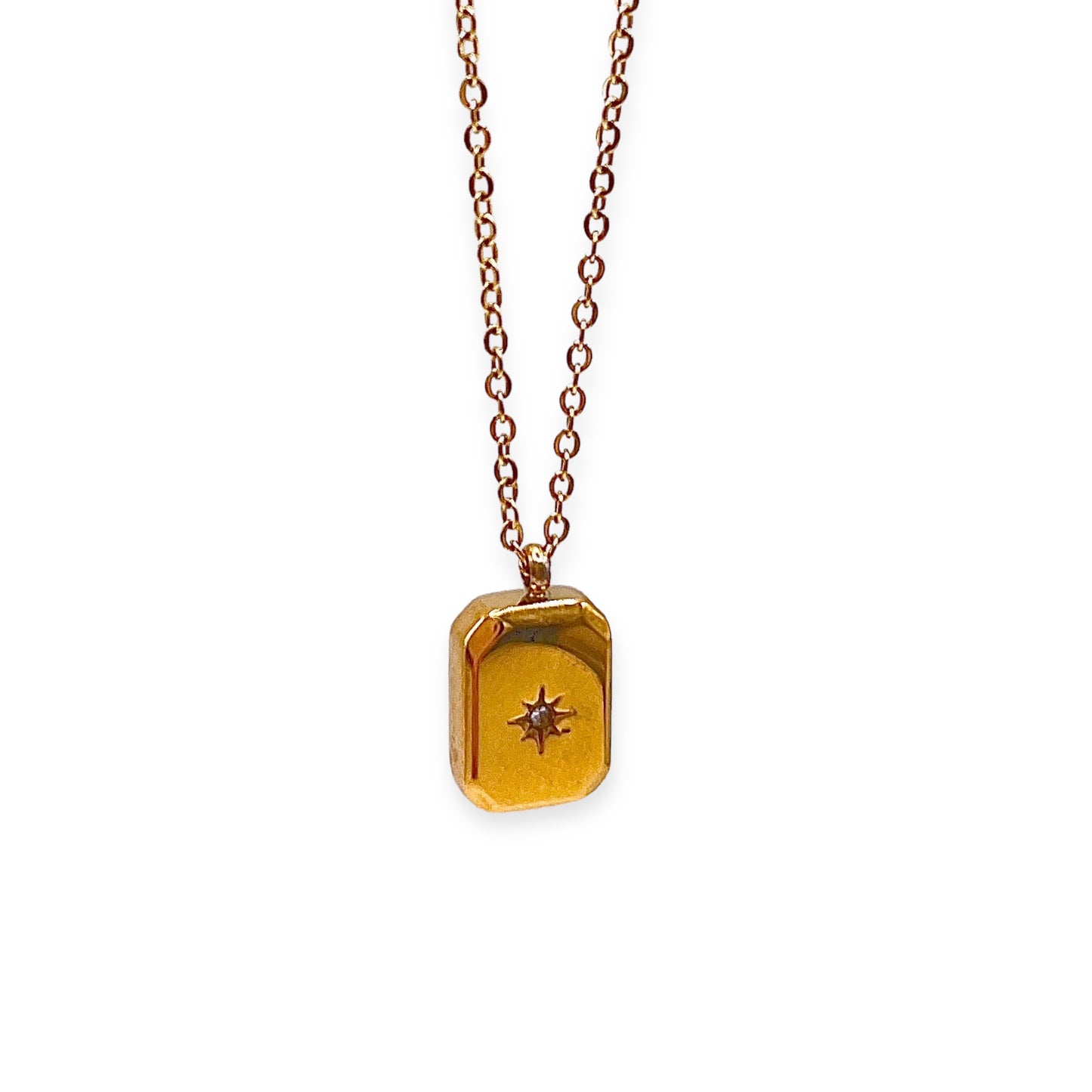 BOX GOLD NECKLACE