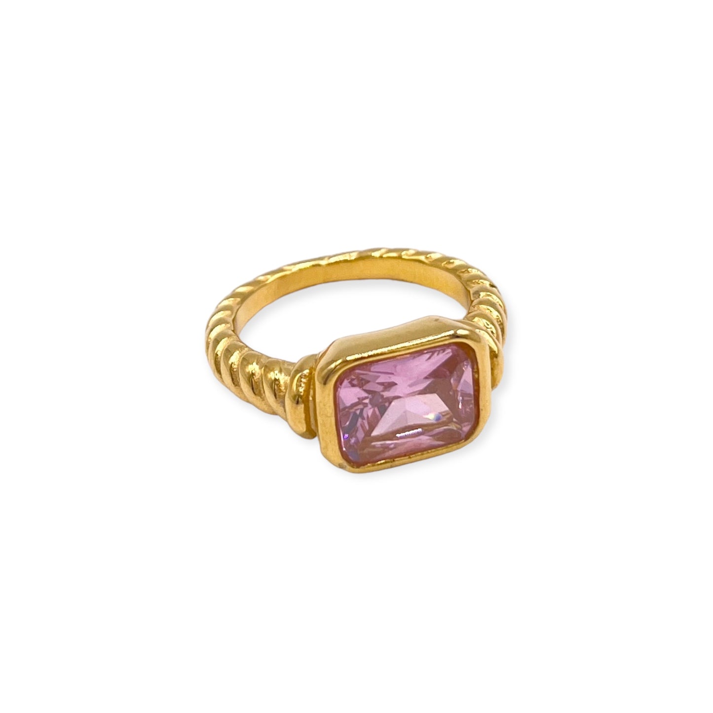 PINK GEMSTONE RING