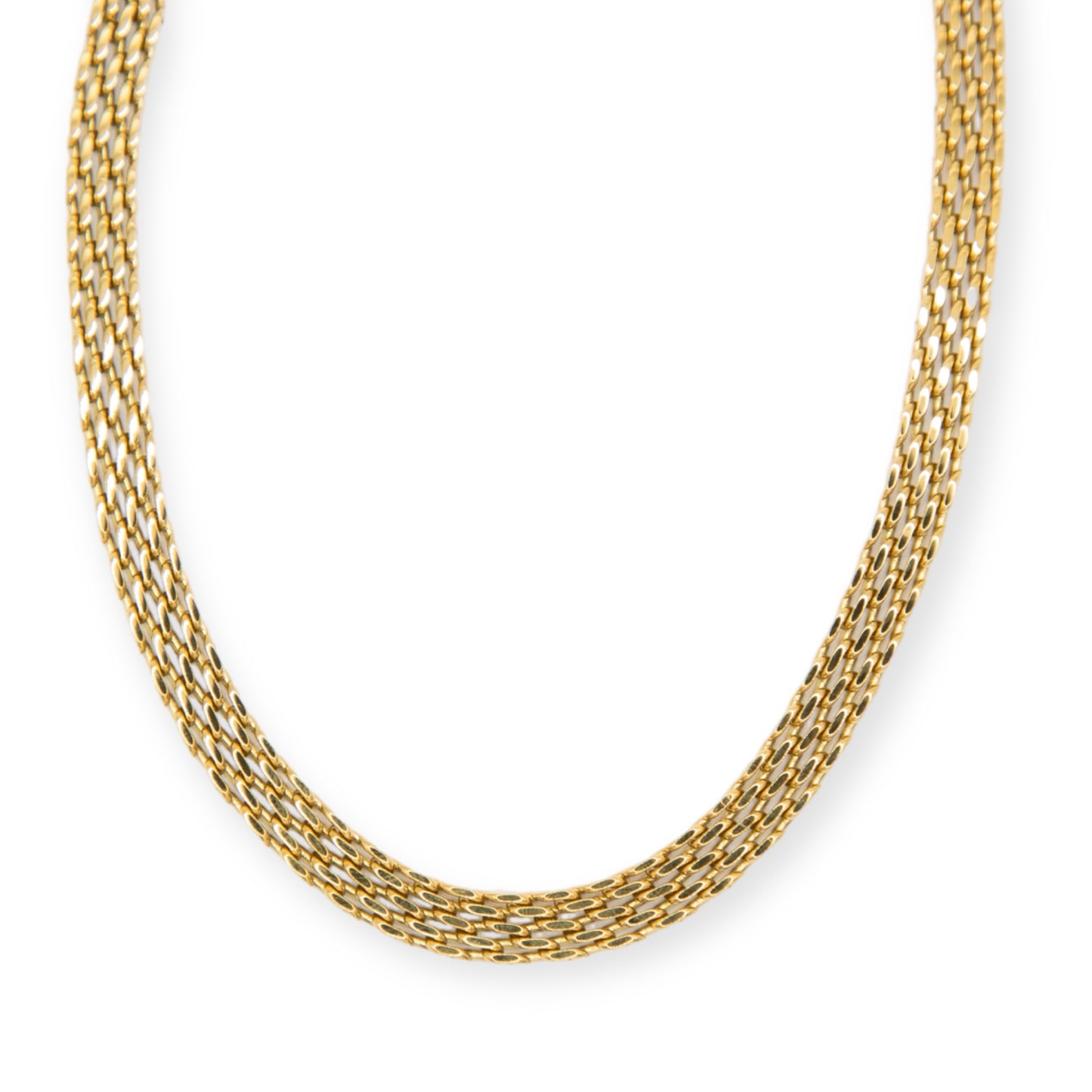 WIDER GOLD NECKLACE