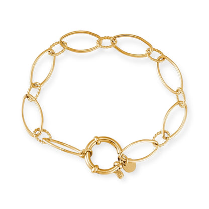 OVAL CHAIN BRACELET