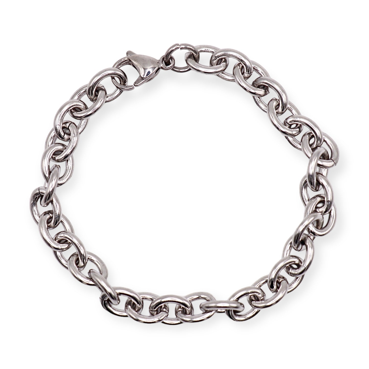 OVAL SILVER BRACELET