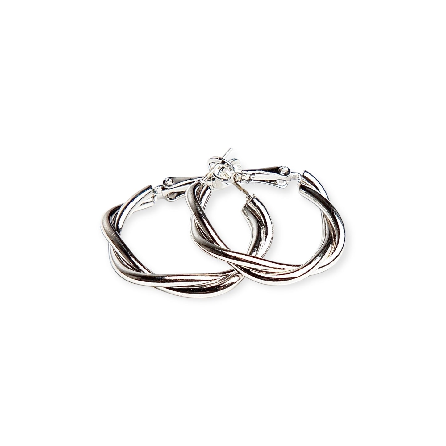 Hoop earrings - silver 