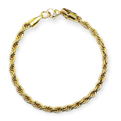 Bracelet - gold - twisted